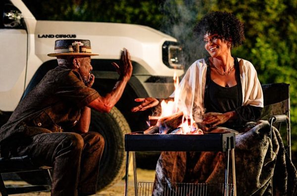 Just Travel SA presenters Pearl Thusi and Lungile Radu promoting the new SABC1 travel series