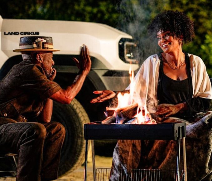 Just Travel SA presenters Pearl Thusi and Lungile Radu promoting the new SABC1 travel series