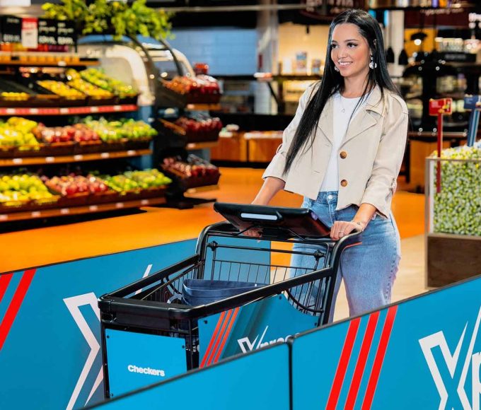 Checkers Xpress smart trolley available at the new Gauteng store in Midstream Estate
